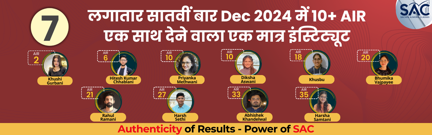 Results<br> Sachin Ajmera Classes